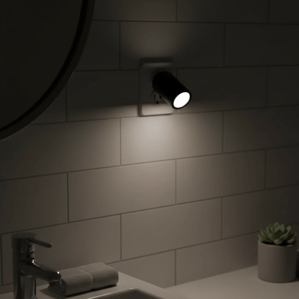 AURORA Night Light - Dimmable LED night light with day/night sensor for pleasant room lighting