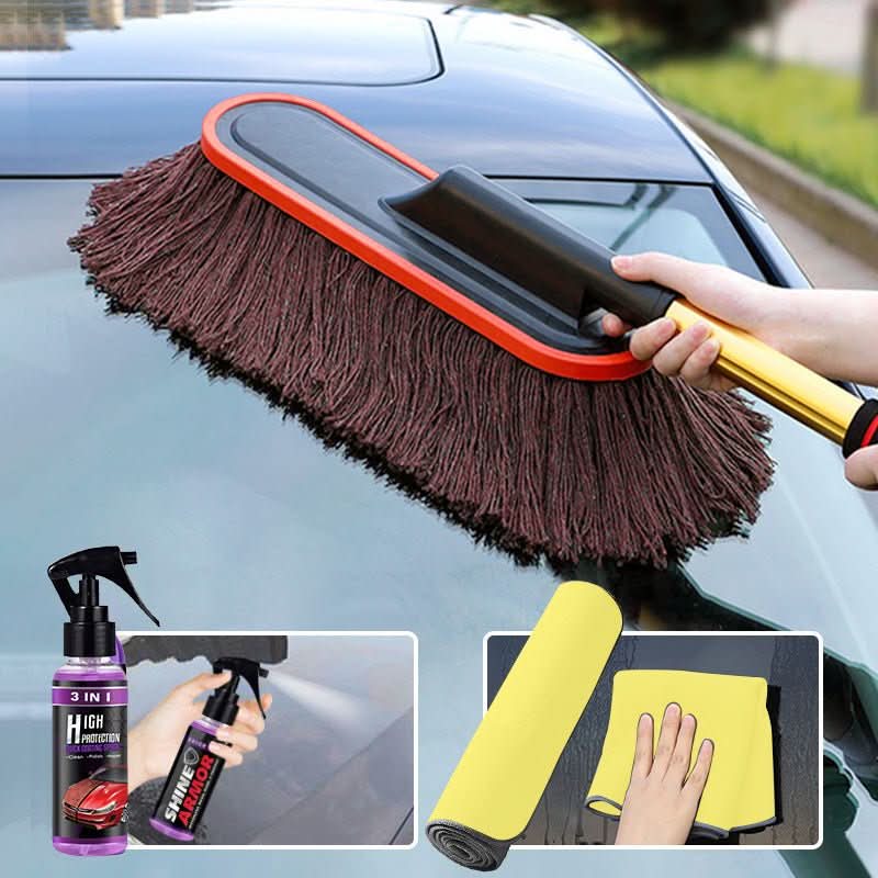 Autoduster PRO - Telescopic car dusting brush with soft cotton thread - Image 3