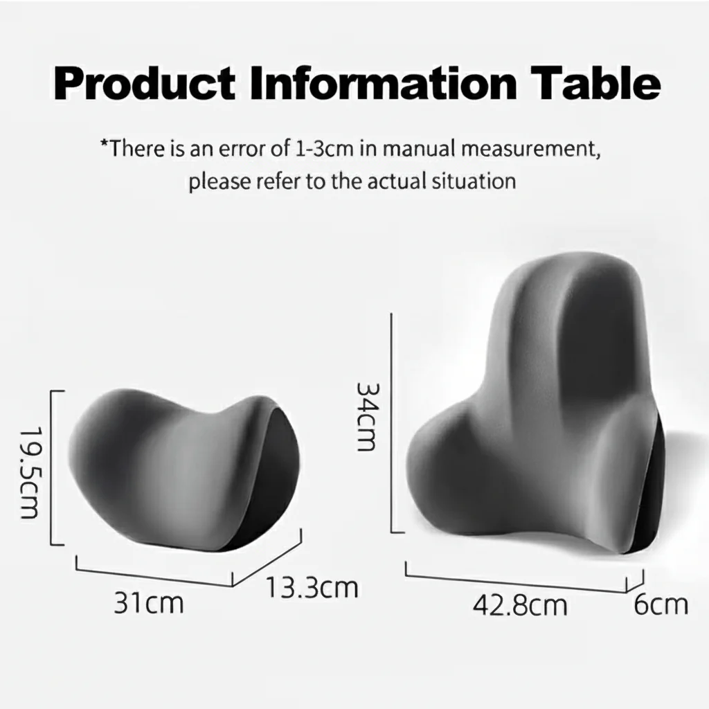 AUTOERGON – Memory Foam Auto Neck & Lumbar Support for Ergonomic Seating Comfort - Image 15