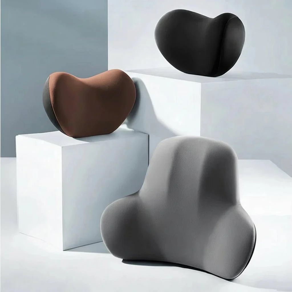 AUTOERGON – Memory Foam Auto Neck & Lumbar Support for Ergonomic Seating Comfort - Image 4