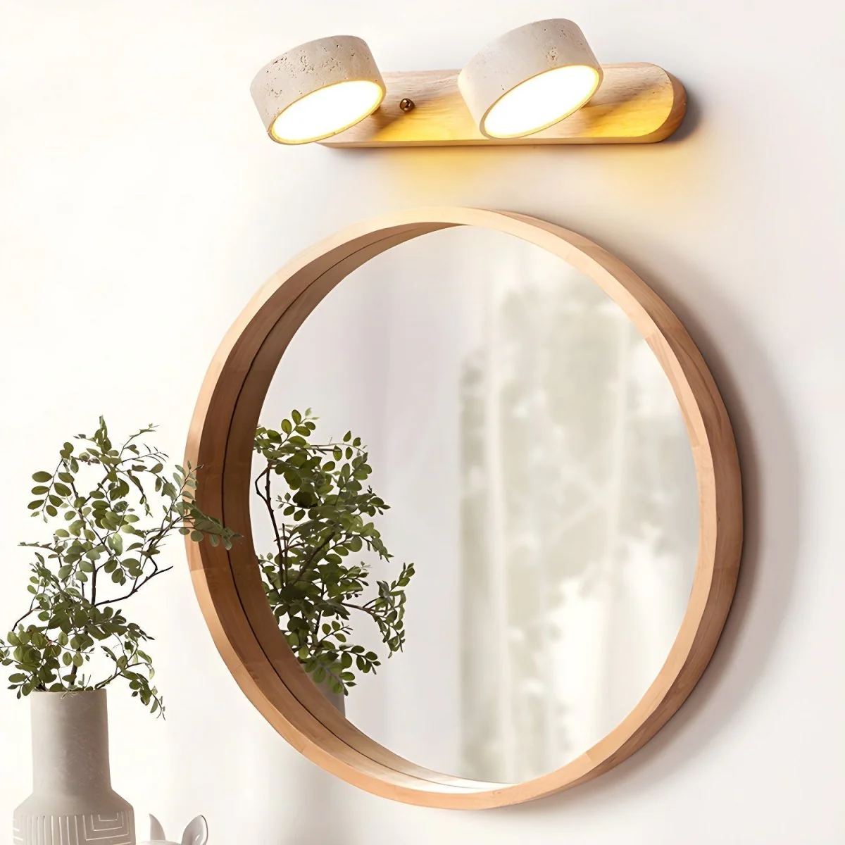 AVERRA – LED wall light made of travertine for architectural luxury - Image 4