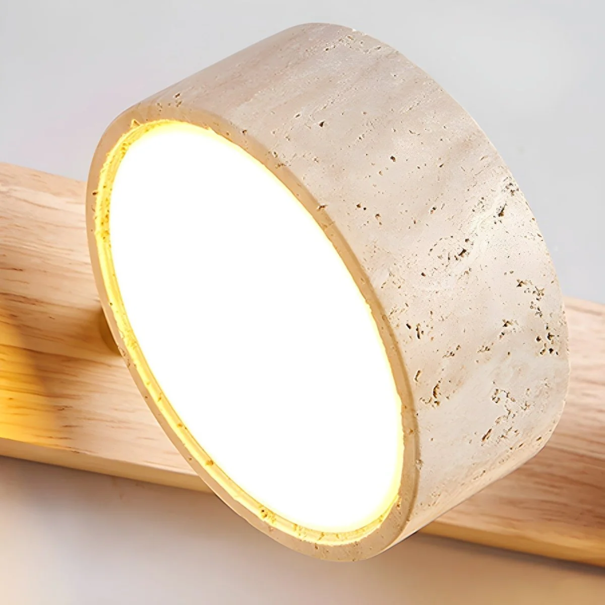AVERRA – LED wall light made of travertine for architectural luxury - Image 8
