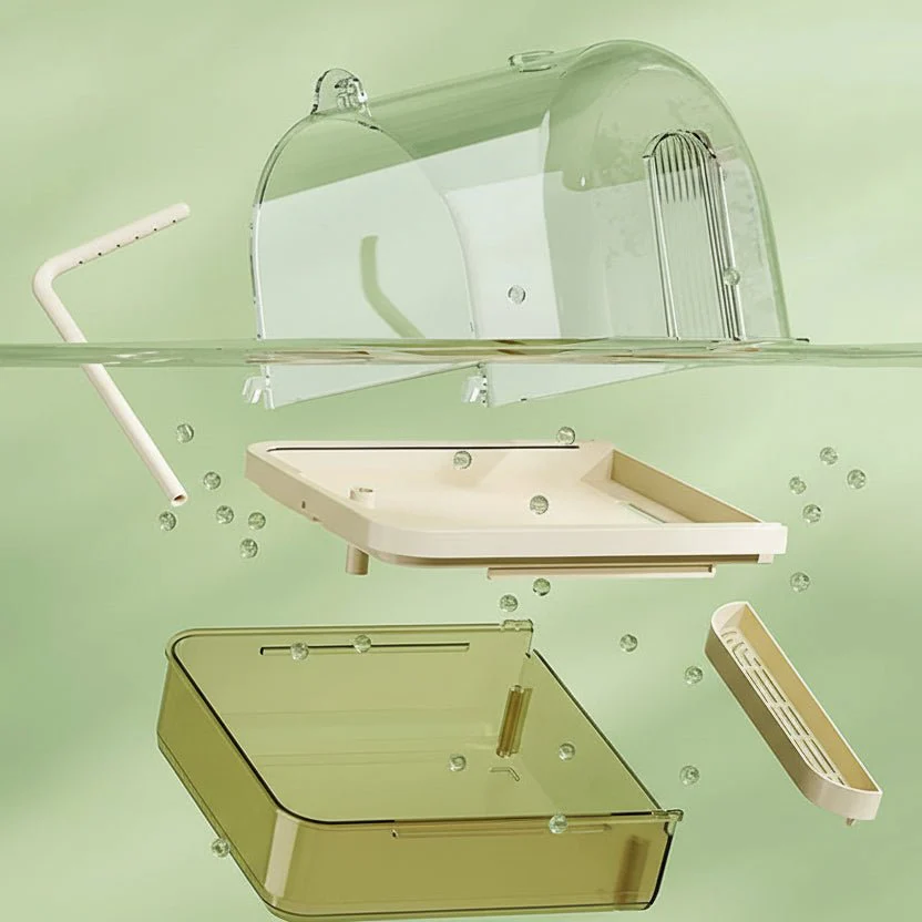 AVICLEAR – Transparent hanging bird bath with self-circulating water - Image 3