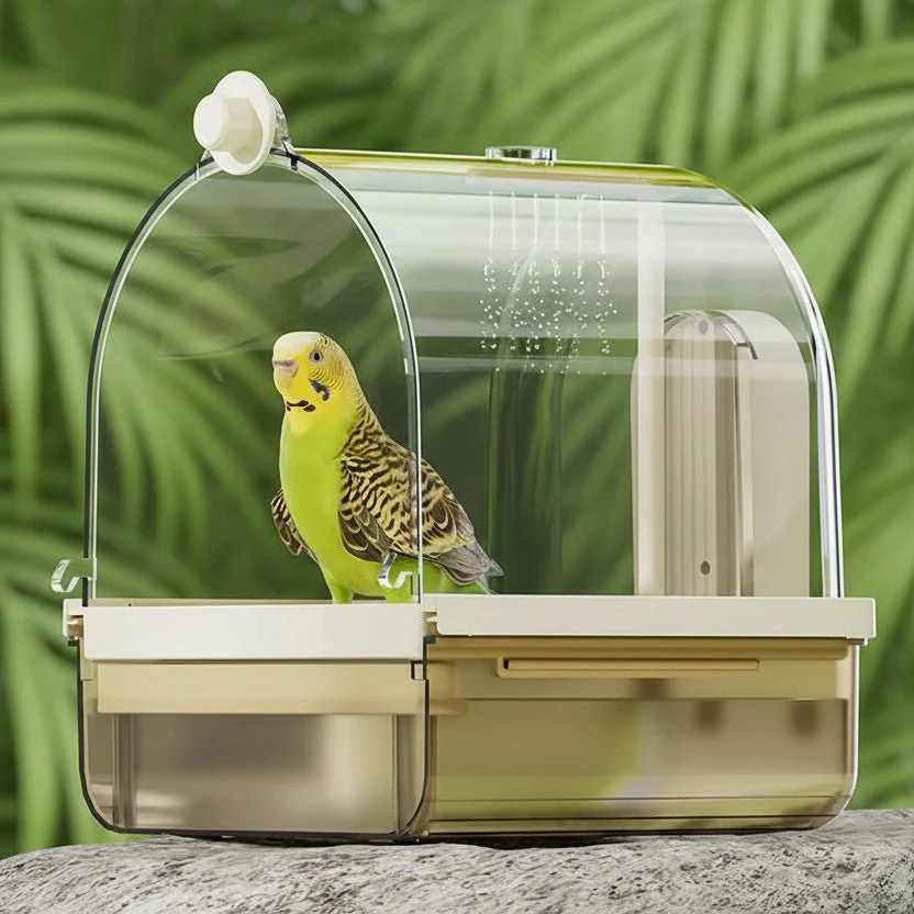 AVICLEAR – Transparent hanging bird bath with self-circulating water - Image 4