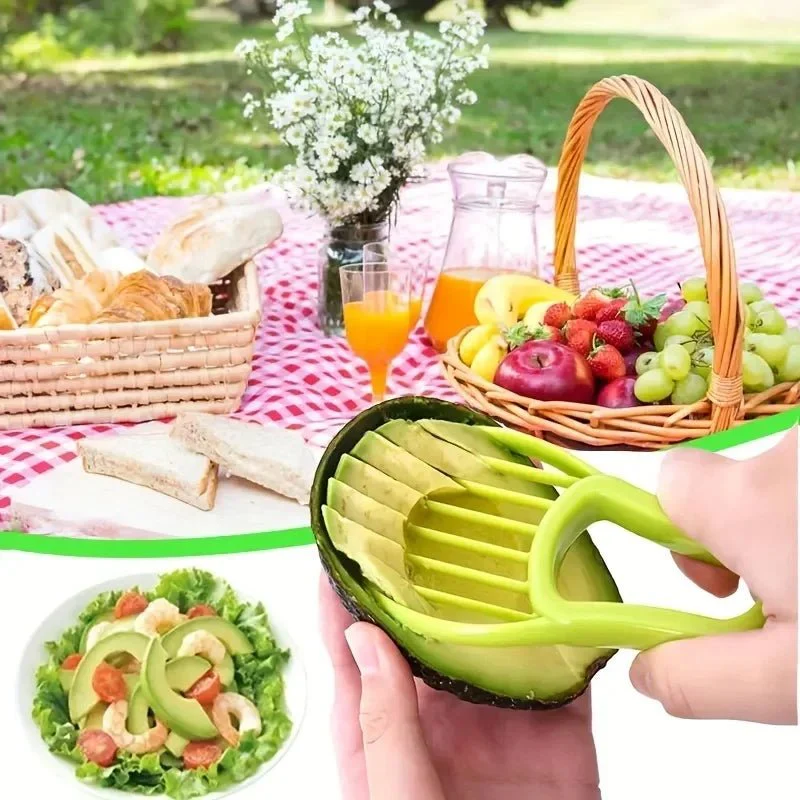 AVOMATE – 3-in-1 Avocado Cutter, Pitter & Spoon Tool - Image 2