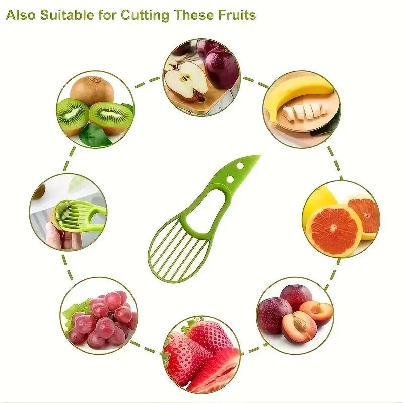 AVOMATE – 3-in-1 Avocado Cutter, Pitter & Spoon Tool - Image 4