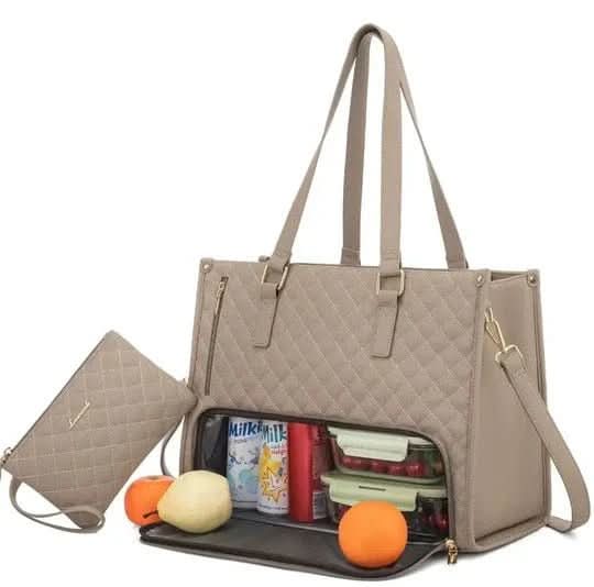 BAGSBALL 2-in-1 - Elegant shopping bag with integrated insulated compartment & large storage space - Image 4