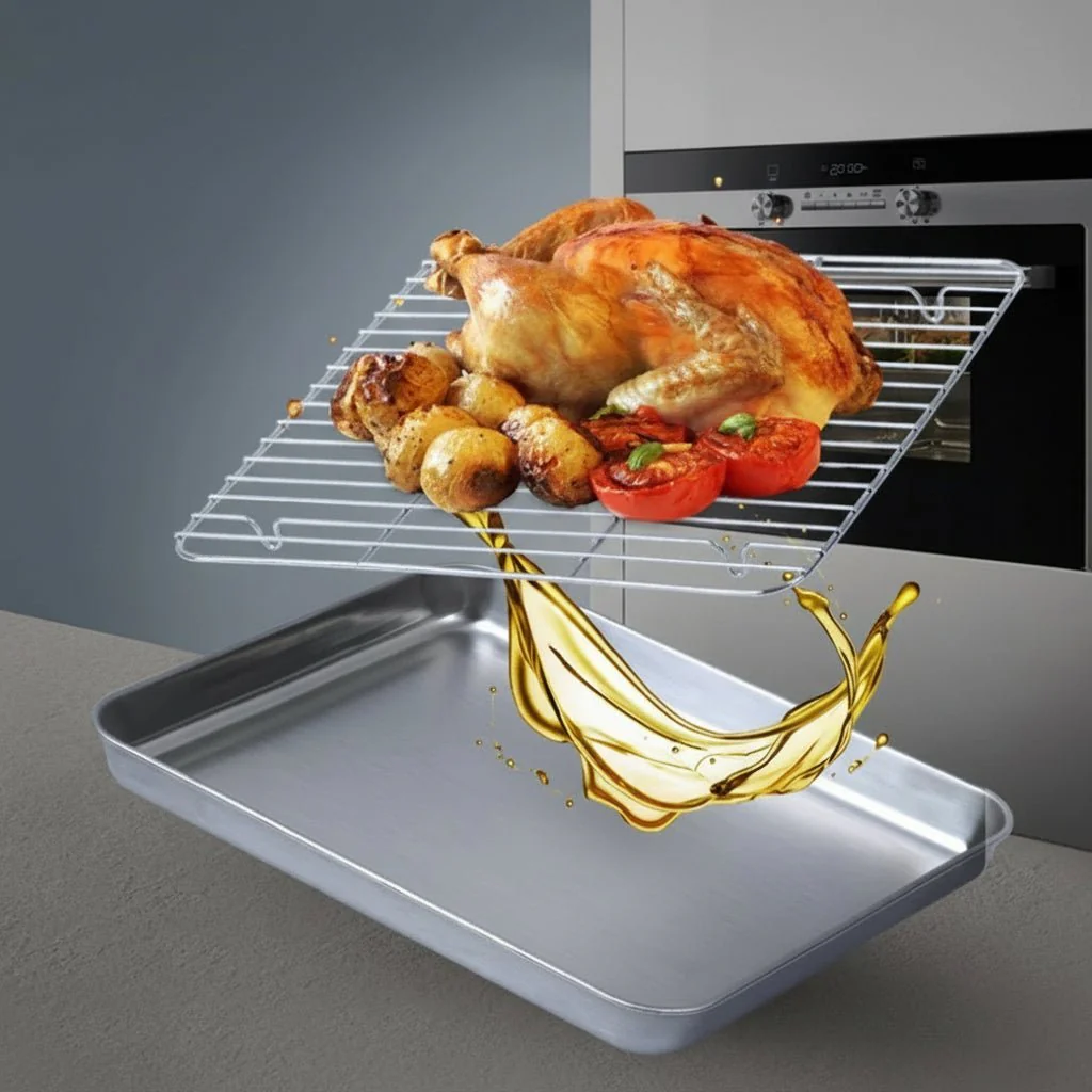 BAKEPURE – Premium stainless steel baking pan set for effortless cooking - Image 5