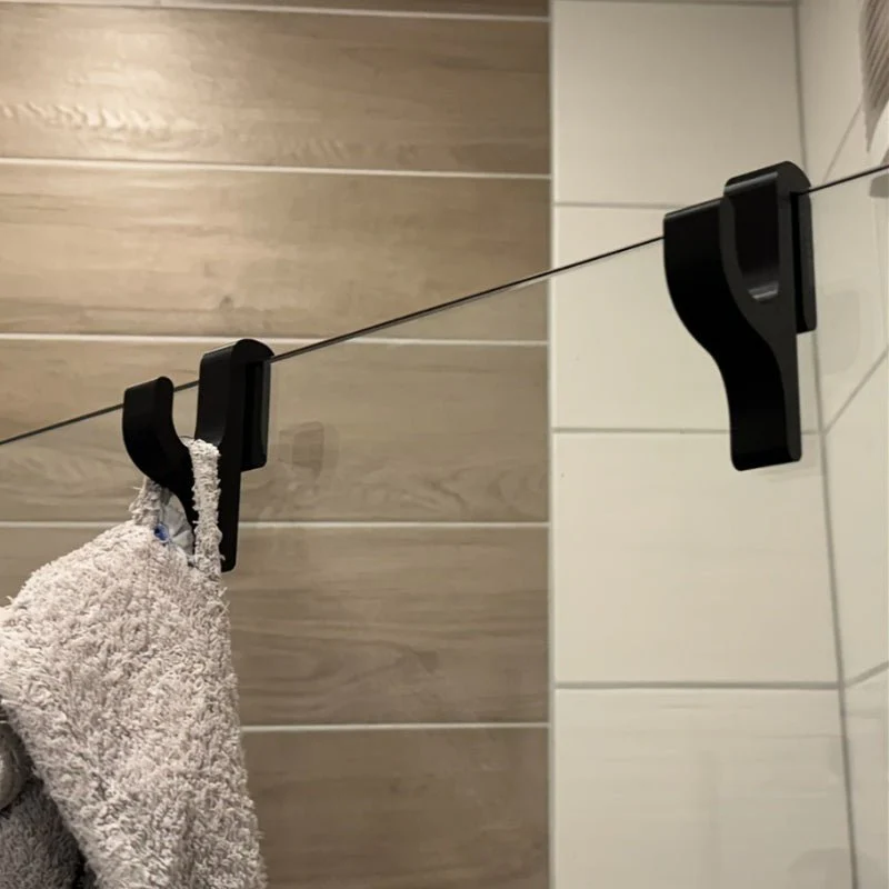 BATHGLINT – Elegant Glass Shower Hook for Stylish Bathroom Organization - Image 6