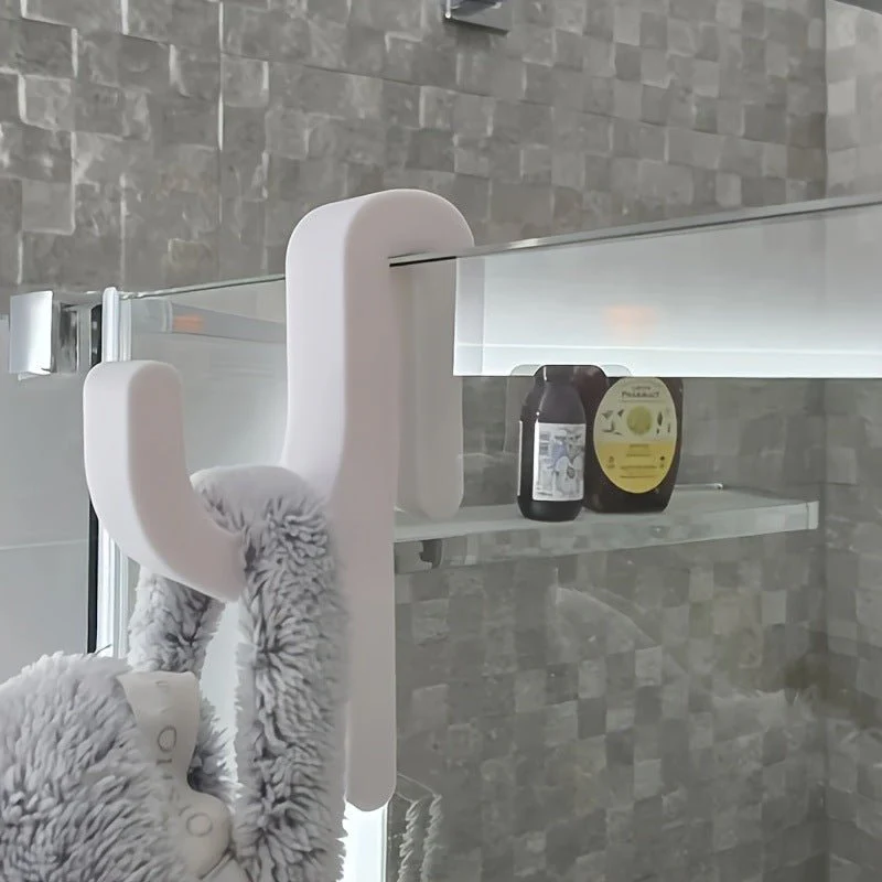 BATHGLINT – Elegant Glass Shower Hook for Stylish Bathroom Organization - Image 8