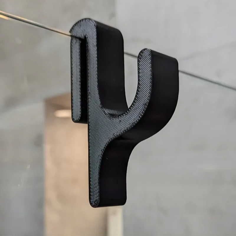 BATHGLINT – Elegant Glass Shower Hook for Stylish Bathroom Organization - Image 9
