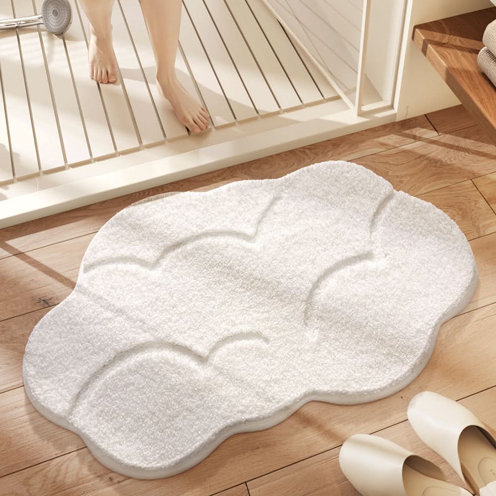 BATHLUXE – Organic Terrain Rug with Soft & Luxurious Feel - Image 6