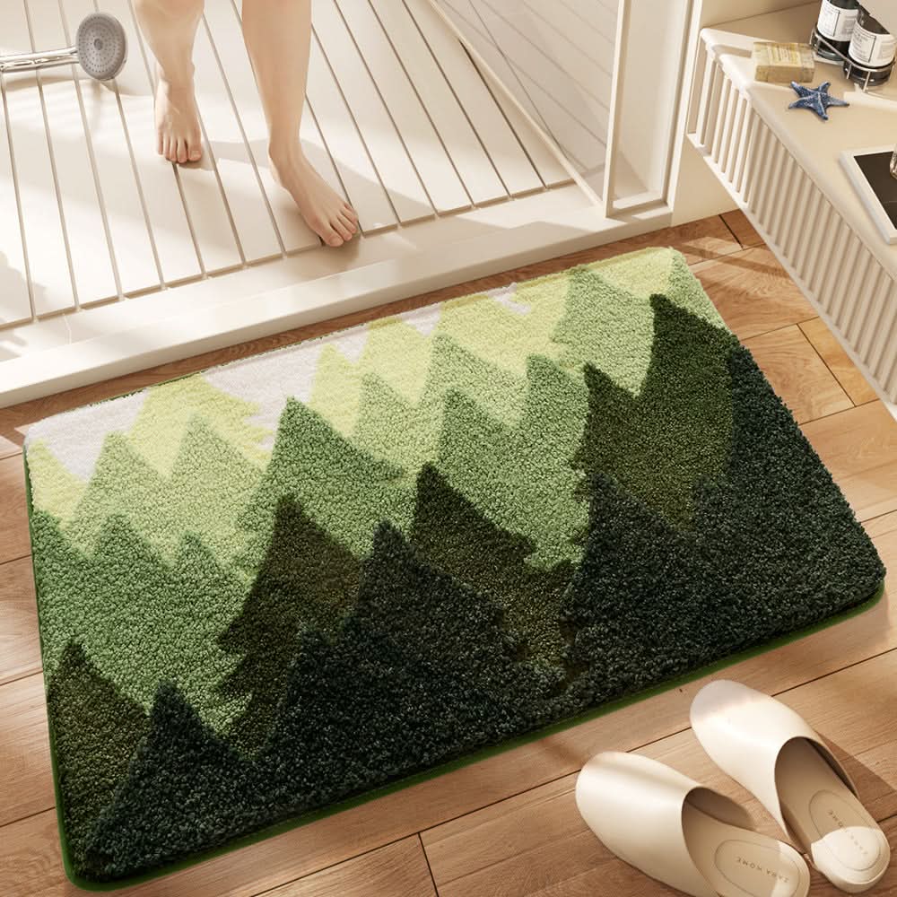 BATHLUXE – Organic Terrain Rug with Soft & Luxurious Feel - Image 9