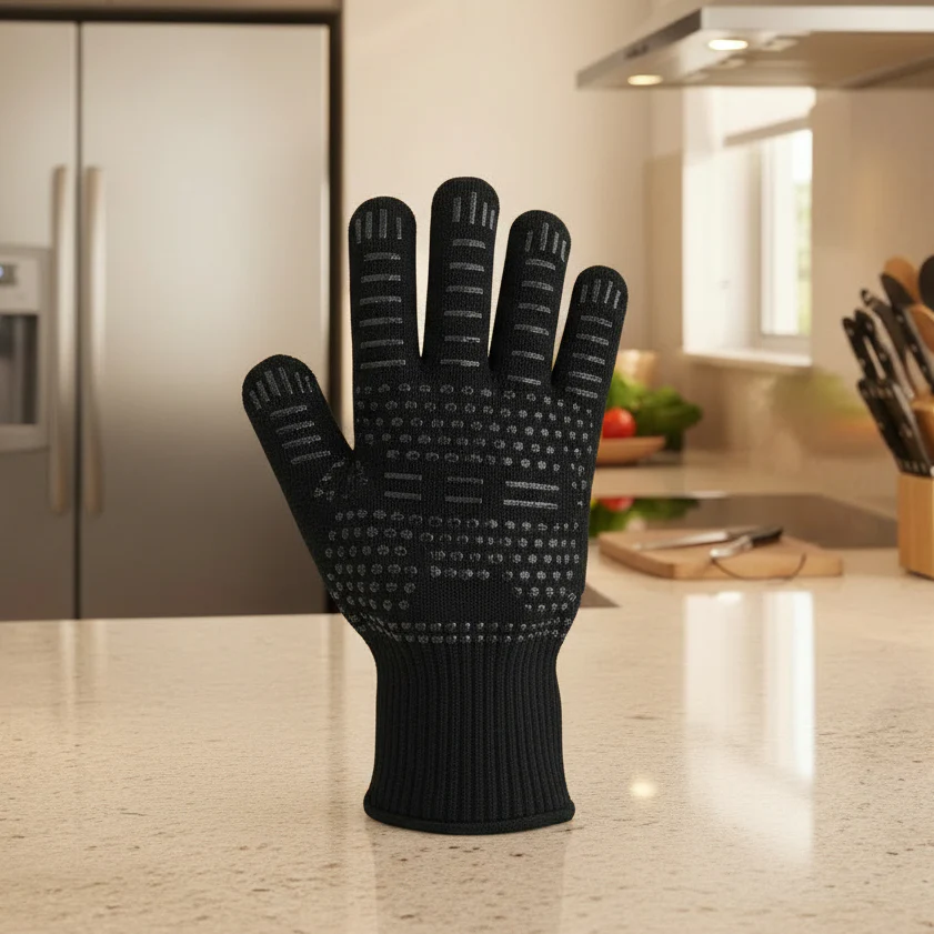 BBQ HeatGlove - Extremely heat-resistant protective gloves for barbecues and kitchens
