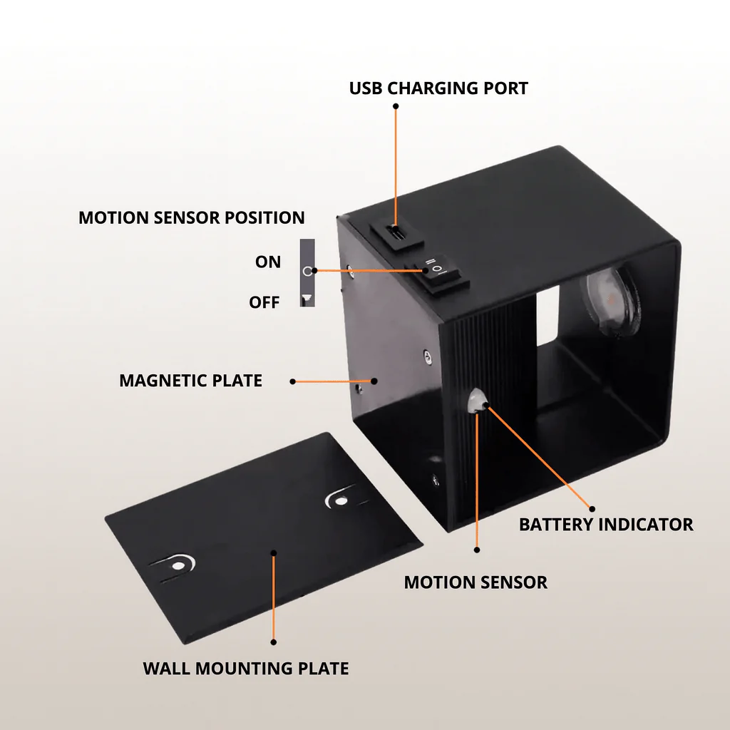 BEAMFLEX – Wireless LED Wall Light with Adjustable Light Beam - Image 5