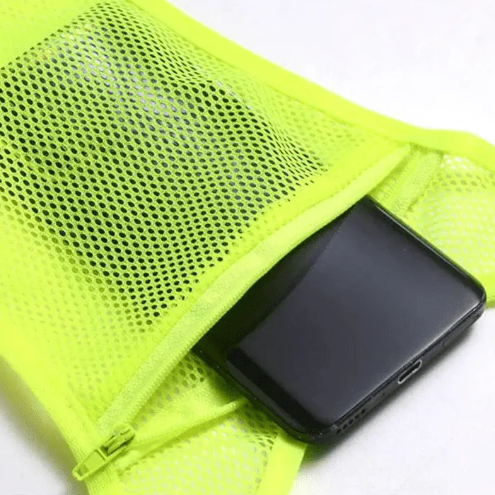BEAMRUN – Reflector Running & Cycling Safety Vest with Large Pocket for Mobile Phone & Wallet - Image 4