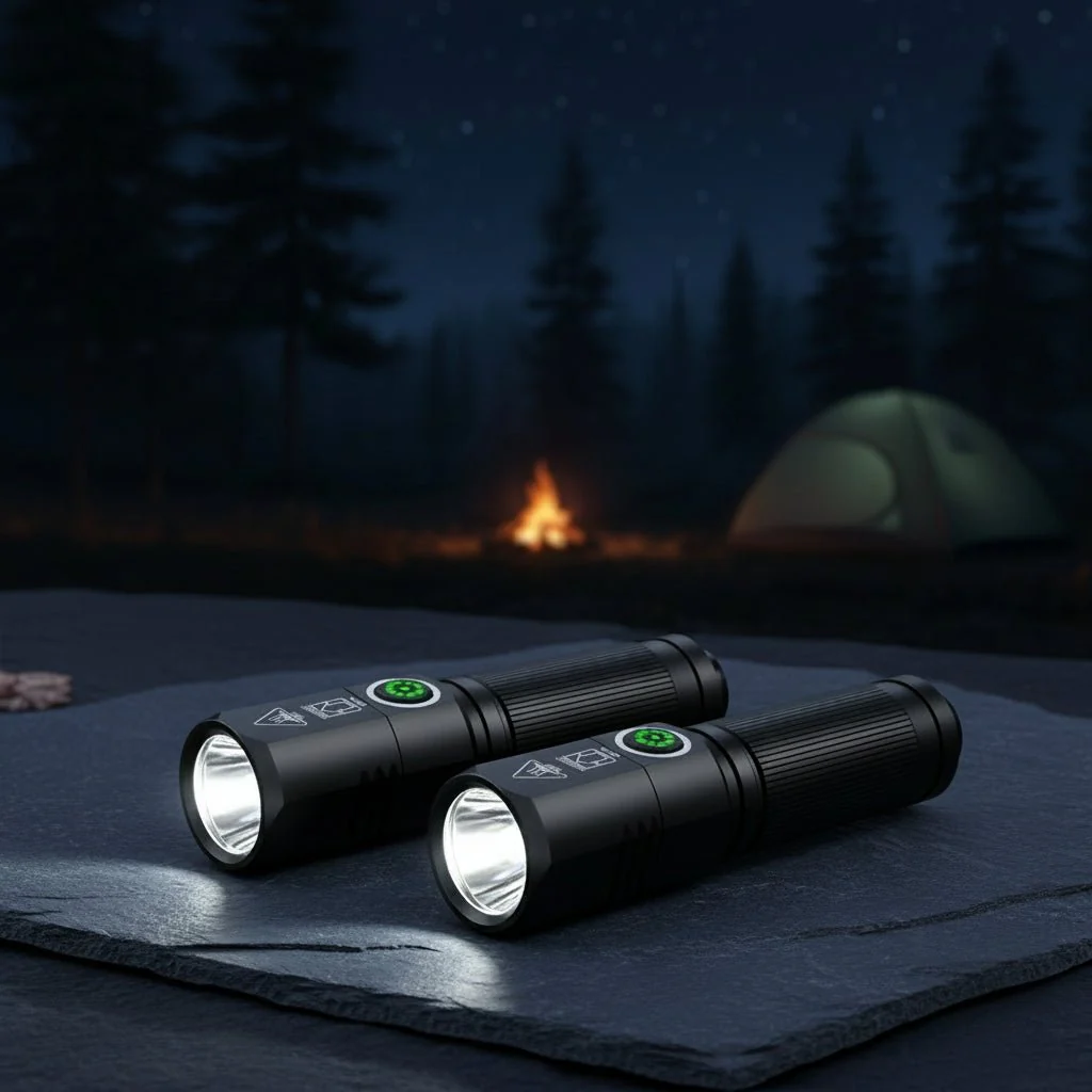 BEAMTECH – Type-C rechargeable LED flashlight with 100000 lumens for outdoor use - Image 2