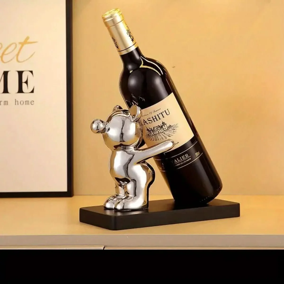 BEARWINE Rack - Playful ceramic wine rack in bear design for stylish bottle storage - Image 7