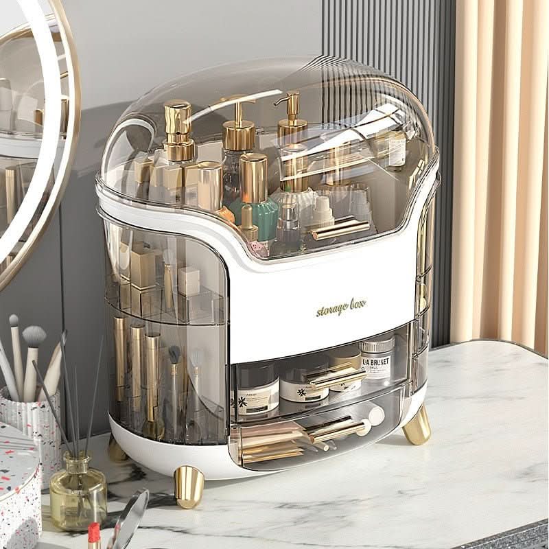 BeautySence make-up organiser - Dustproof & waterproof cosmetics box with elegant design - Image 2