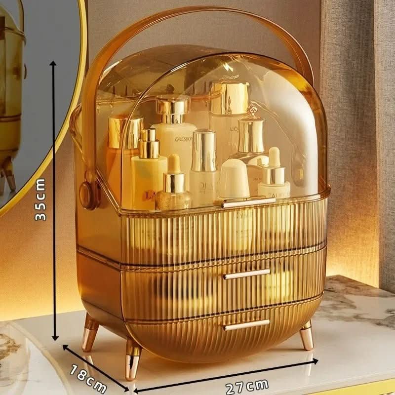 BeautySence make-up organiser - Dustproof & waterproof cosmetics box with elegant design - Image 28