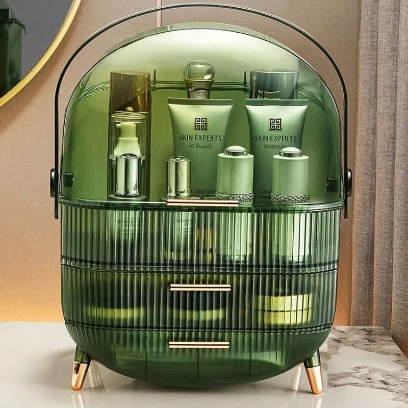 BeautySence make-up organiser - Dustproof & waterproof cosmetics box with elegant design - Image 8