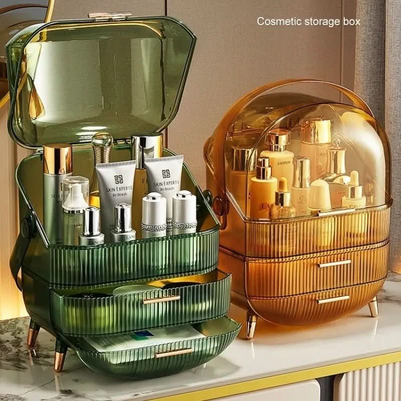 BeautySence make-up organiser - Dustproof & waterproof cosmetics box with elegant design - Image 9