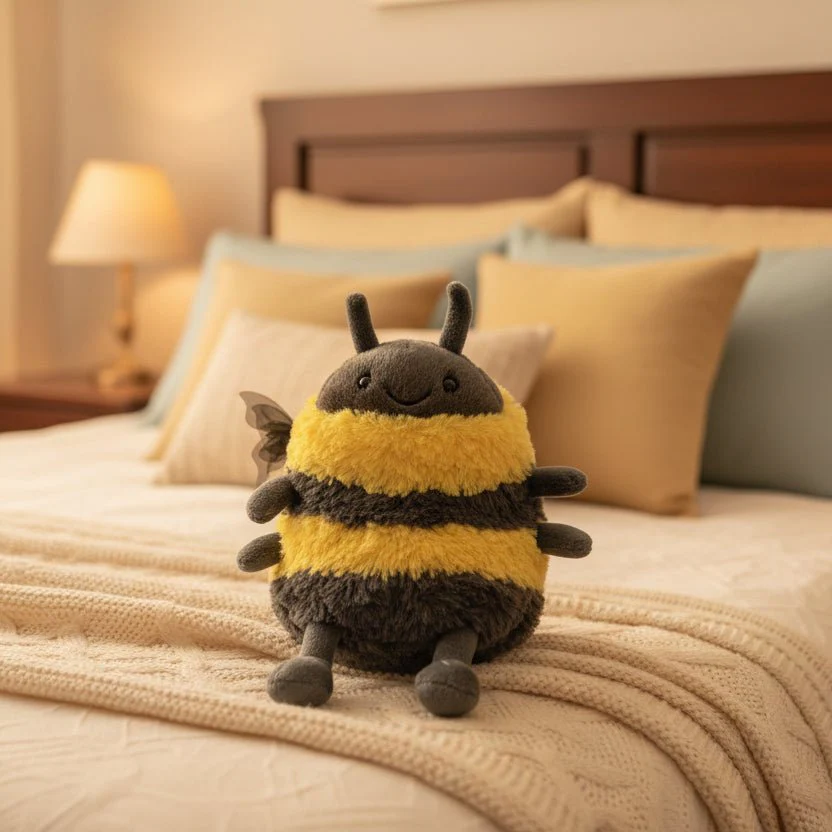 BEEGLOW – Super Soft Plush Bee Stuffed Animal for Children - Image 3