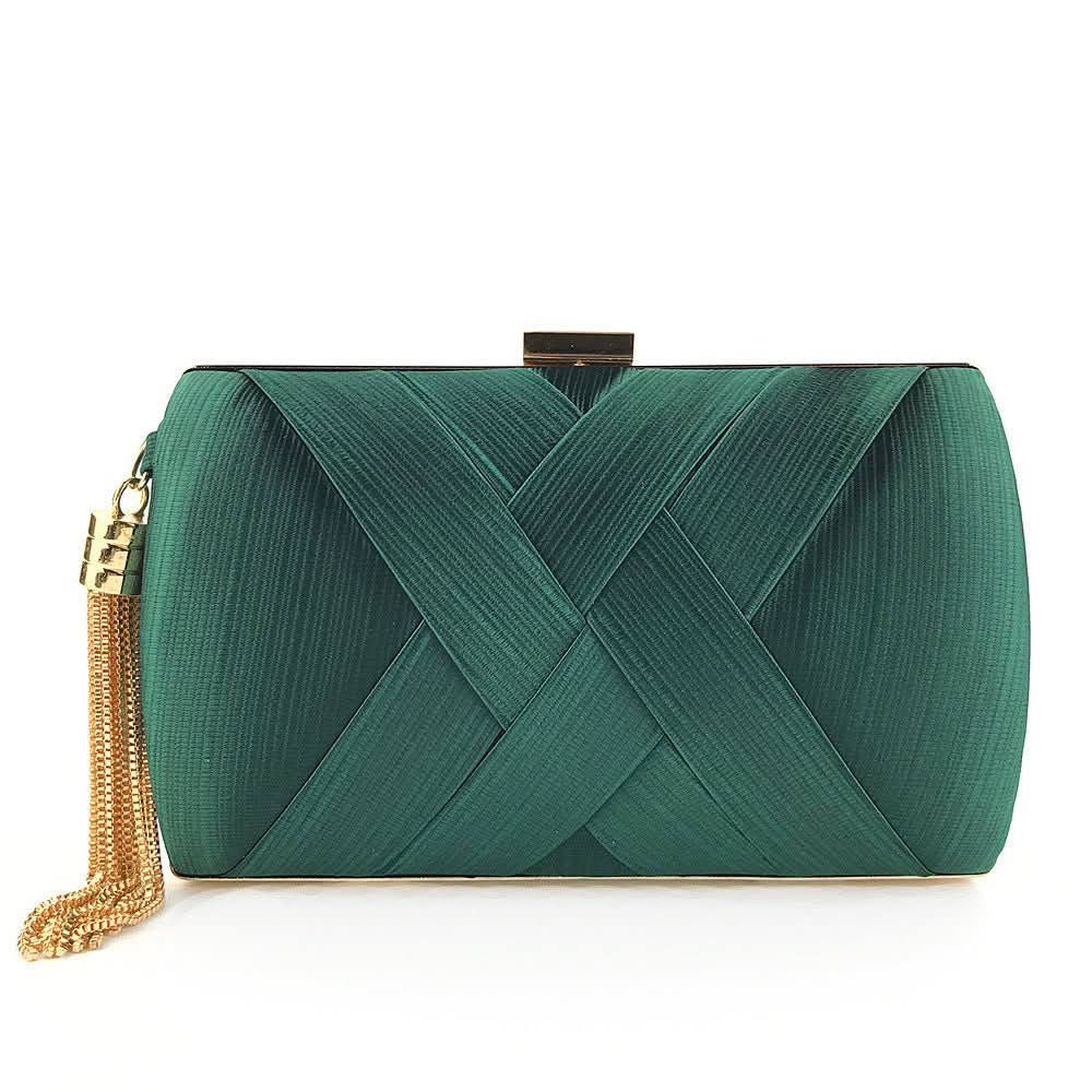 Bellavine Satin Evening Clutch | Luxurious Tassel Handbag for Weddings, Galas, and Elegant Evenings - Image 15