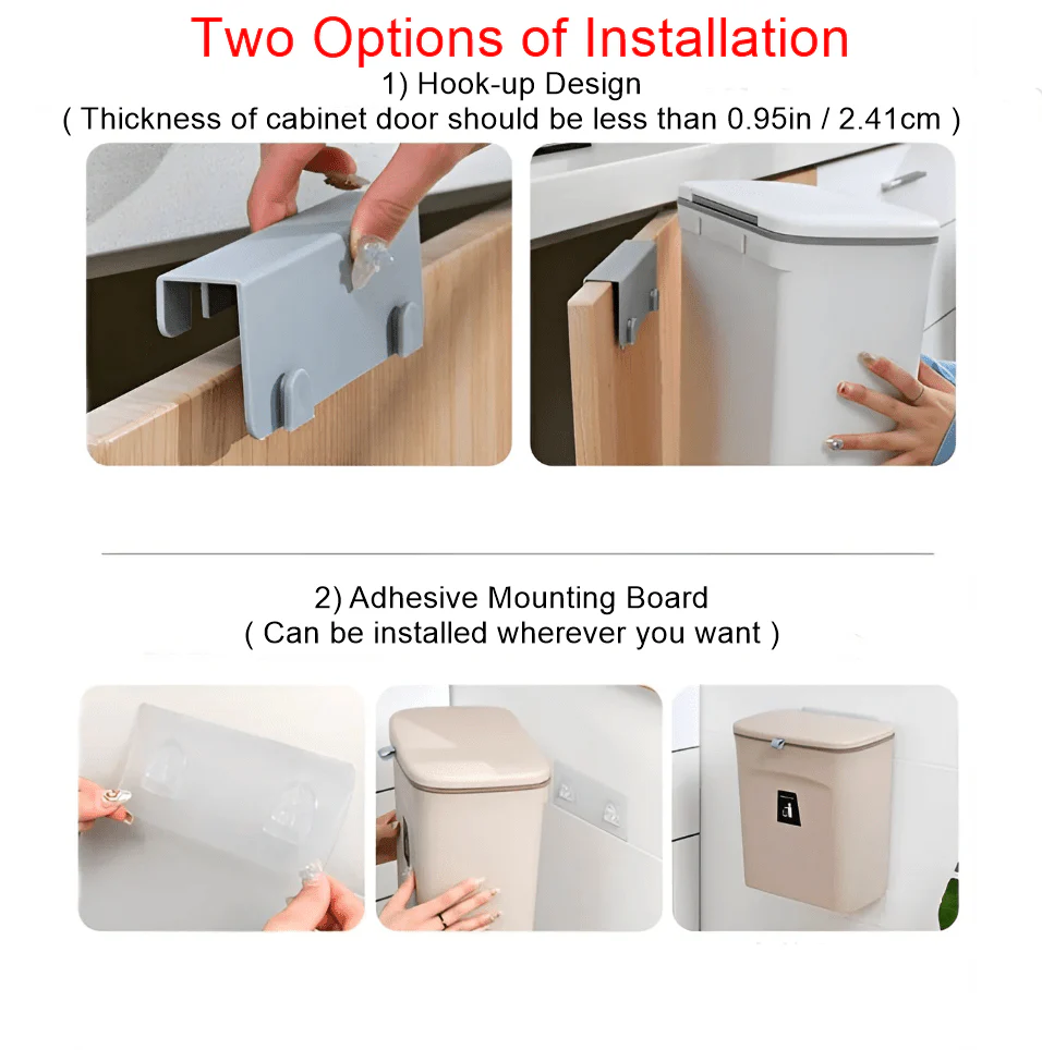 BINSMART – Compact wall-mounted trash can with intelligent odor seal - Image 5