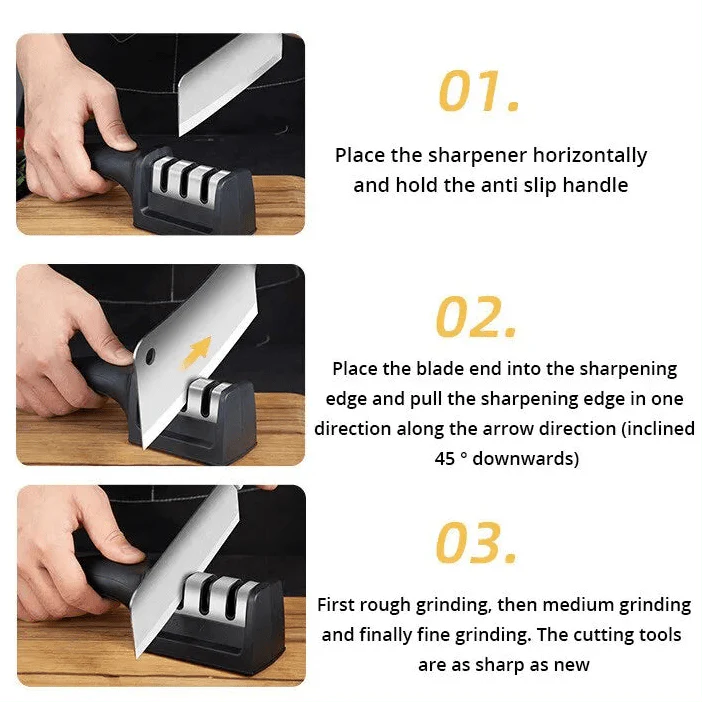 BLADEUP – Multifunctional Knife Sharpener Hand Tool for Fast Sharpening - Image 5