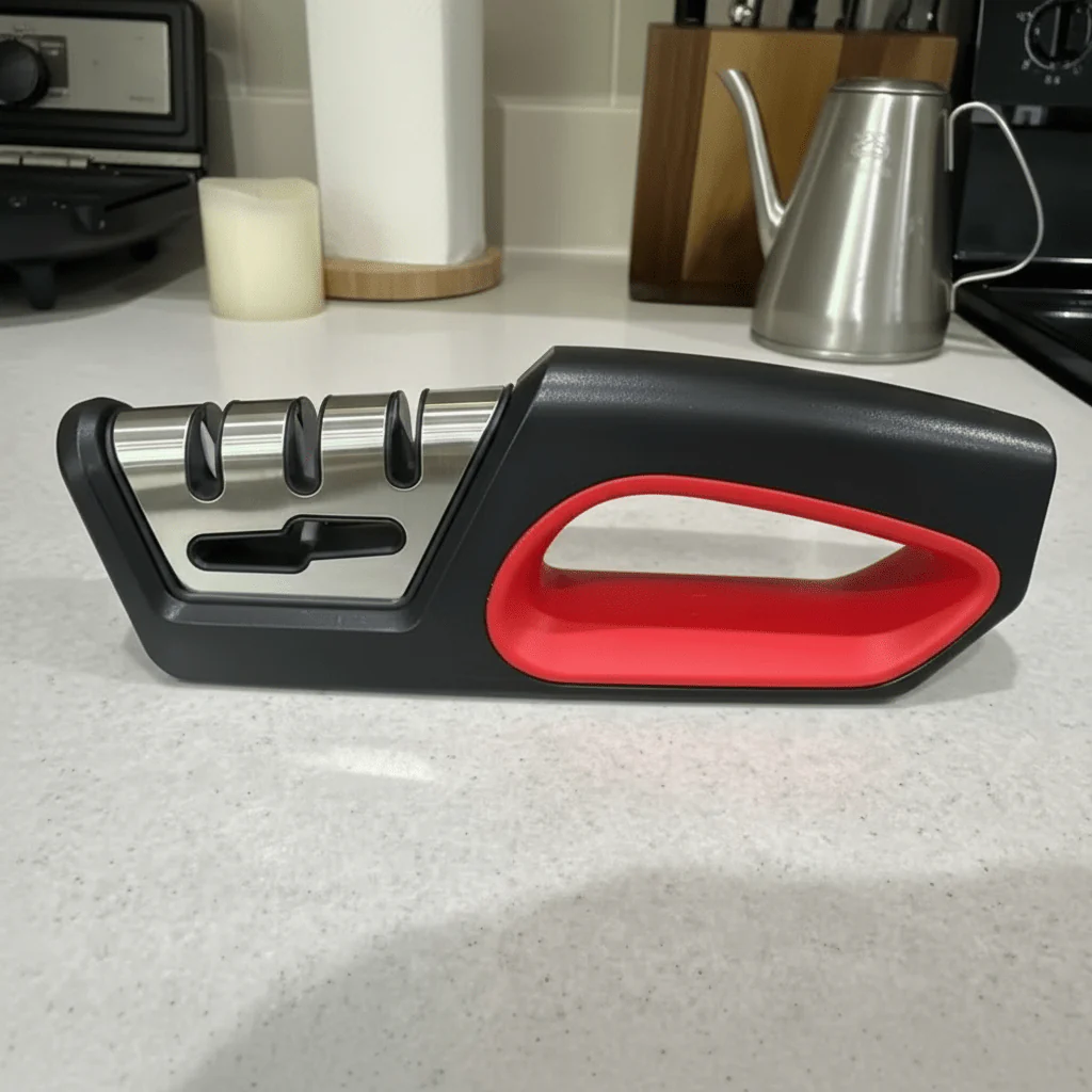 BLADEWORK – 4-in-1 Knife Sharpener & Scissor Polisher – Ergonomic Kitchen Tool - Image 4