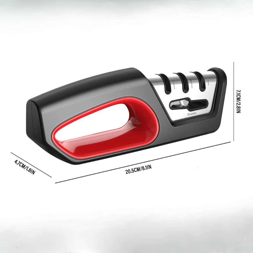 BLADEWORK – 4-in-1 Knife Sharpener & Scissor Polisher – Ergonomic Kitchen Tool - Image 5