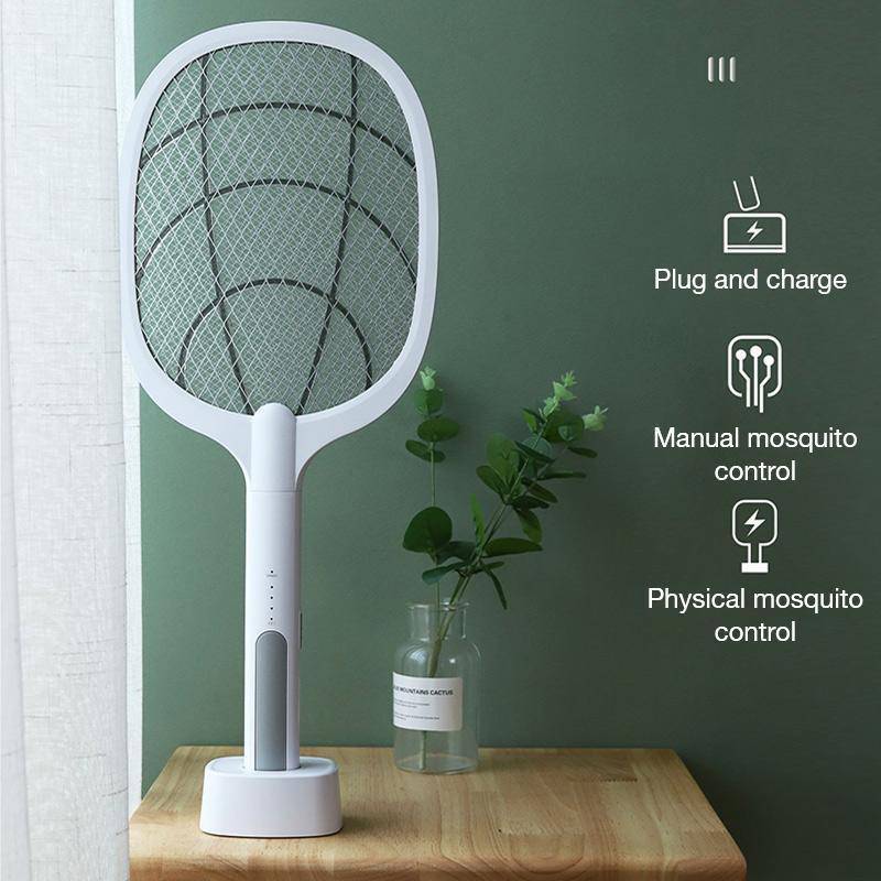 BLITZKILL – 3000V Electric Mosquito Swatter & USB Insect Killer with Safety Net - Image 4
