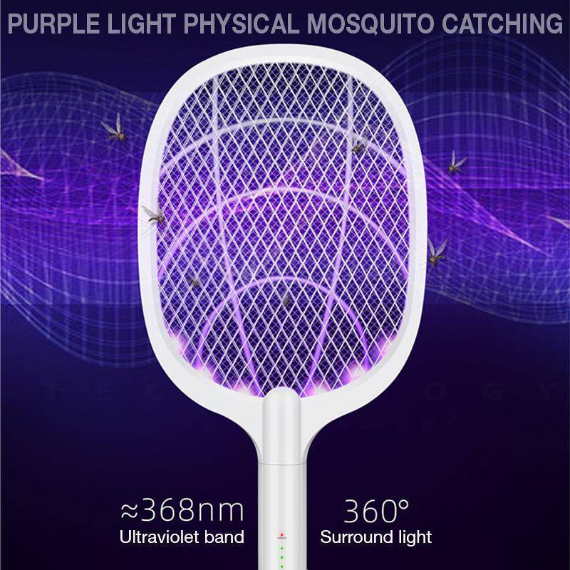 BLITZKILL – 3000V Electric Mosquito Swatter & USB Insect Killer with Safety Net - Image 9