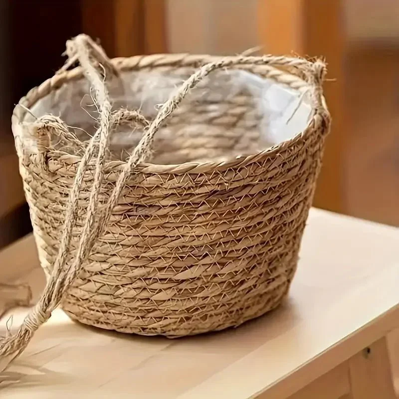 BLOOMKNOT – Rustic Hand-Knotted Macrame Plant Hanger Made of Cord for Orchids and Houseplants - Image 3