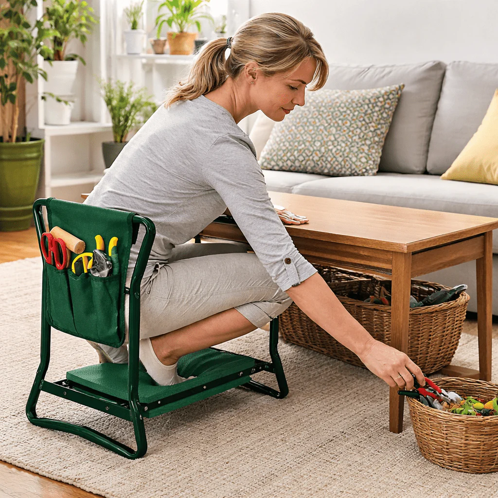 BODENFREUND – Ergonomic 2-in-1 Garden Kneeler and Seat for Joint Comfort
