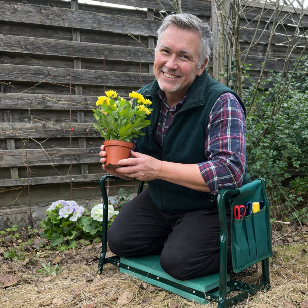 BODENFREUND – Ergonomic 2-in-1 Garden Kneeler and Seat for Joint Comfort - Image 2