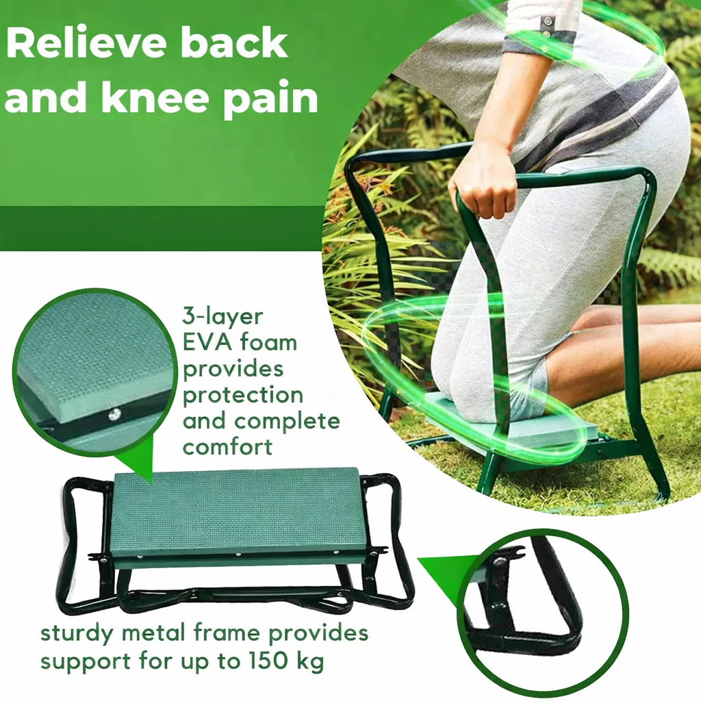 BODENFREUND – Ergonomic 2-in-1 Garden Kneeler and Seat for Joint Comfort - Image 7
