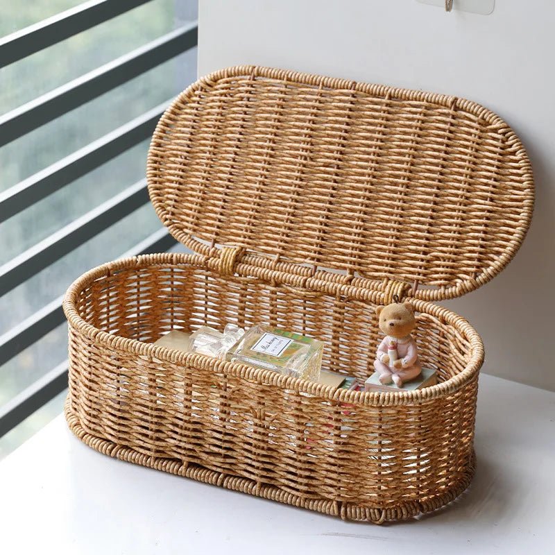 BOHOFLECHT – Woven Boho Storage Basket for Stylish Organization - Image 2