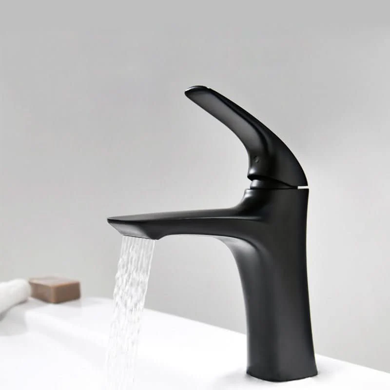 BRASSLINE Basin Tap - Modern single-hole brass basin tap with antique black finish - Image 4