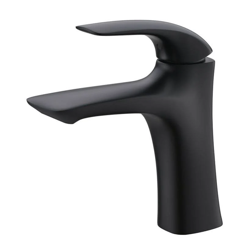 BRASSLINE Basin Tap - Modern single-hole brass basin tap with antique black finish - Image 5