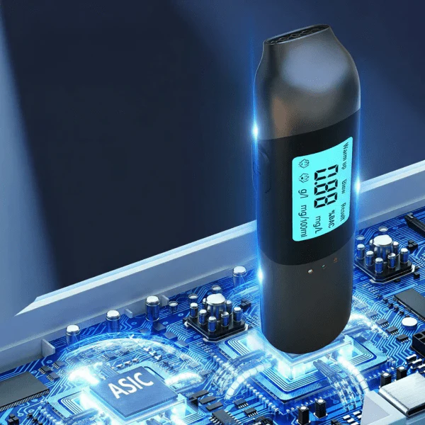 BREATHCHECK – Instant Alcohol Tester with USB Charging & 3-Second Results - Image 4