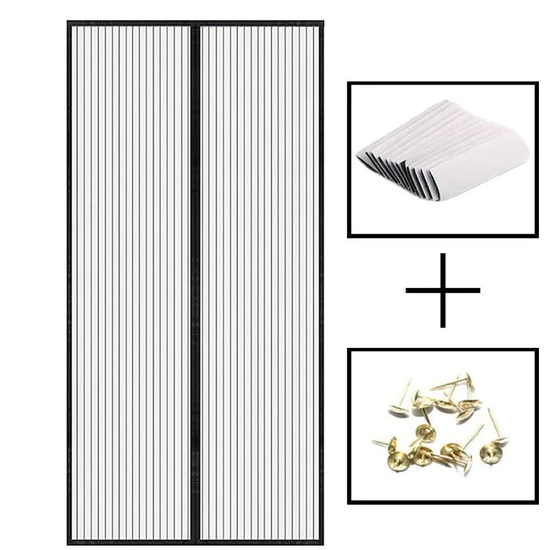 BREEZELIA – Elegant magnetic door curtain made of soft gauze with embroidery - Image 2