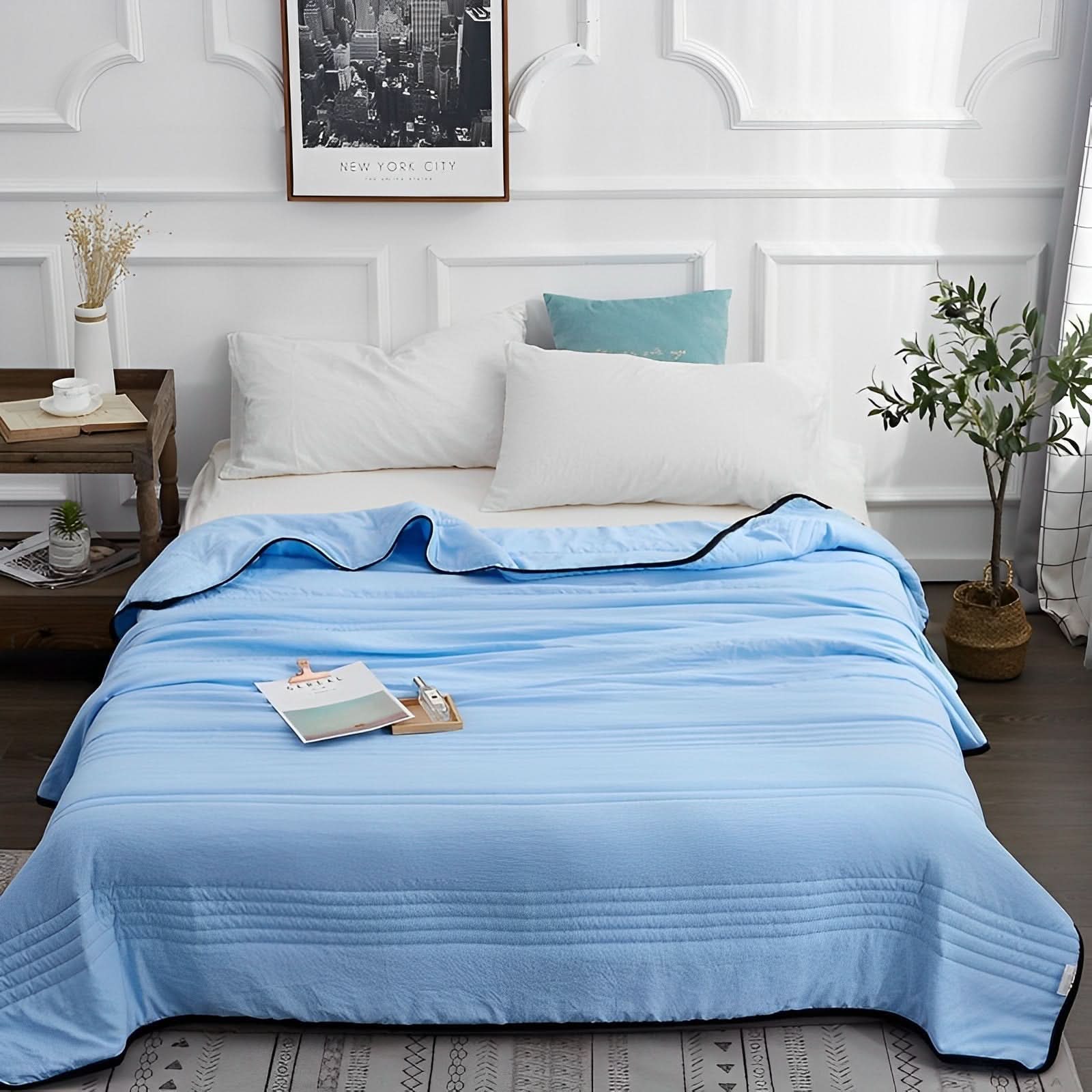 Breezora – Cooling Blanket for Hot Nights, Breathable & Moisture-Wicking - Image 4