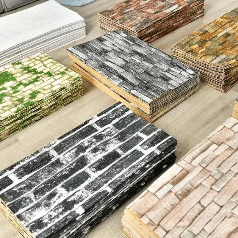 BRICKAURA – 3D Foam Wallpaper for Stylish Walls - Image 2