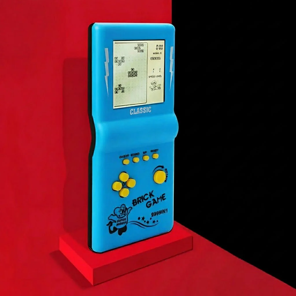 BRICKMASTER – Retro 3.5" Tetris game console for hours of entertainment - Image 4