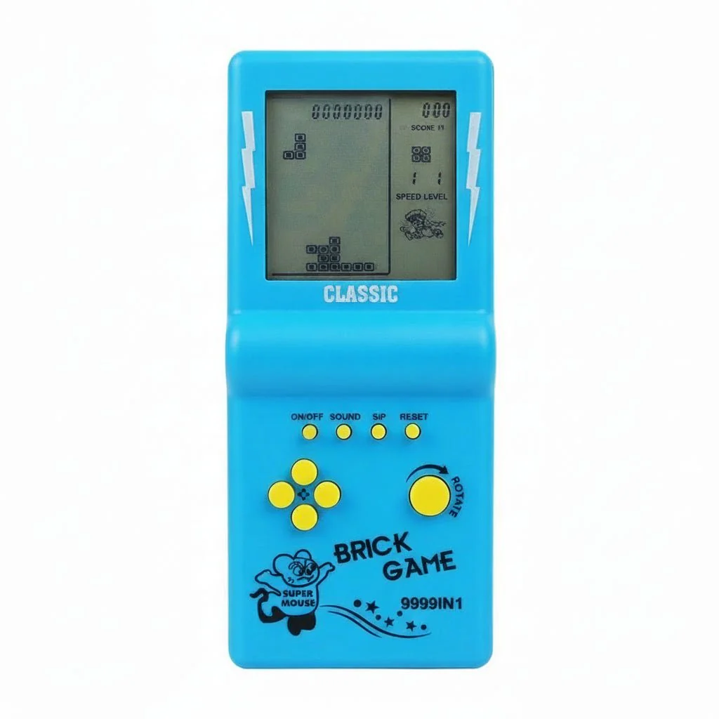 BRICKMASTER – Retro 3.5" Tetris game console for hours of entertainment - Image 8