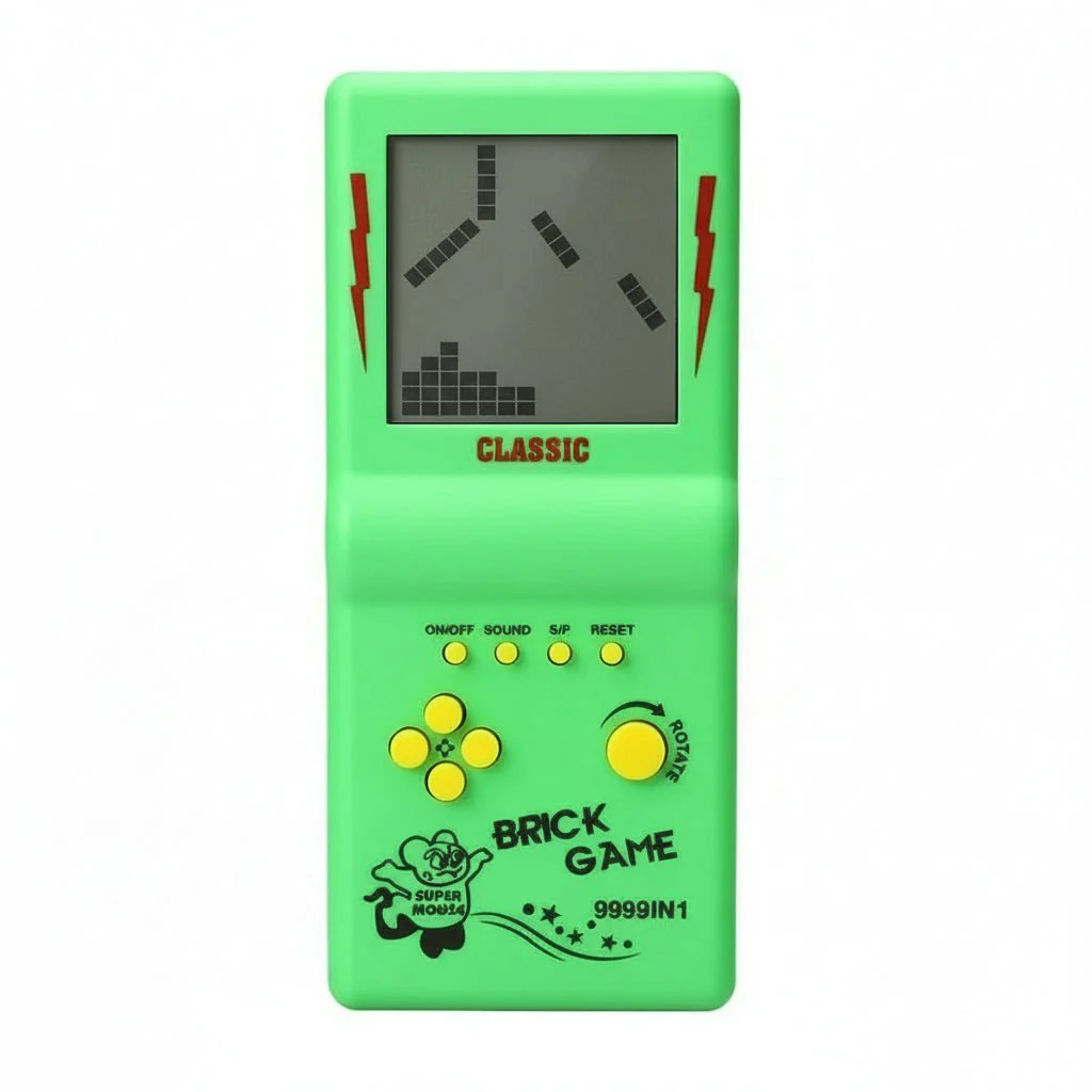 BRICKMASTER – Retro 3.5" Tetris game console for hours of entertainment - Image 9