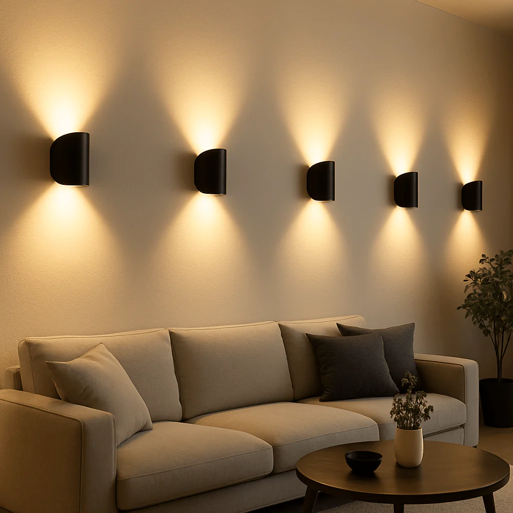 BRIGHTFLOW – Modern LED Wall Light for Energy-Efficient Living Room Lighting - Image 3