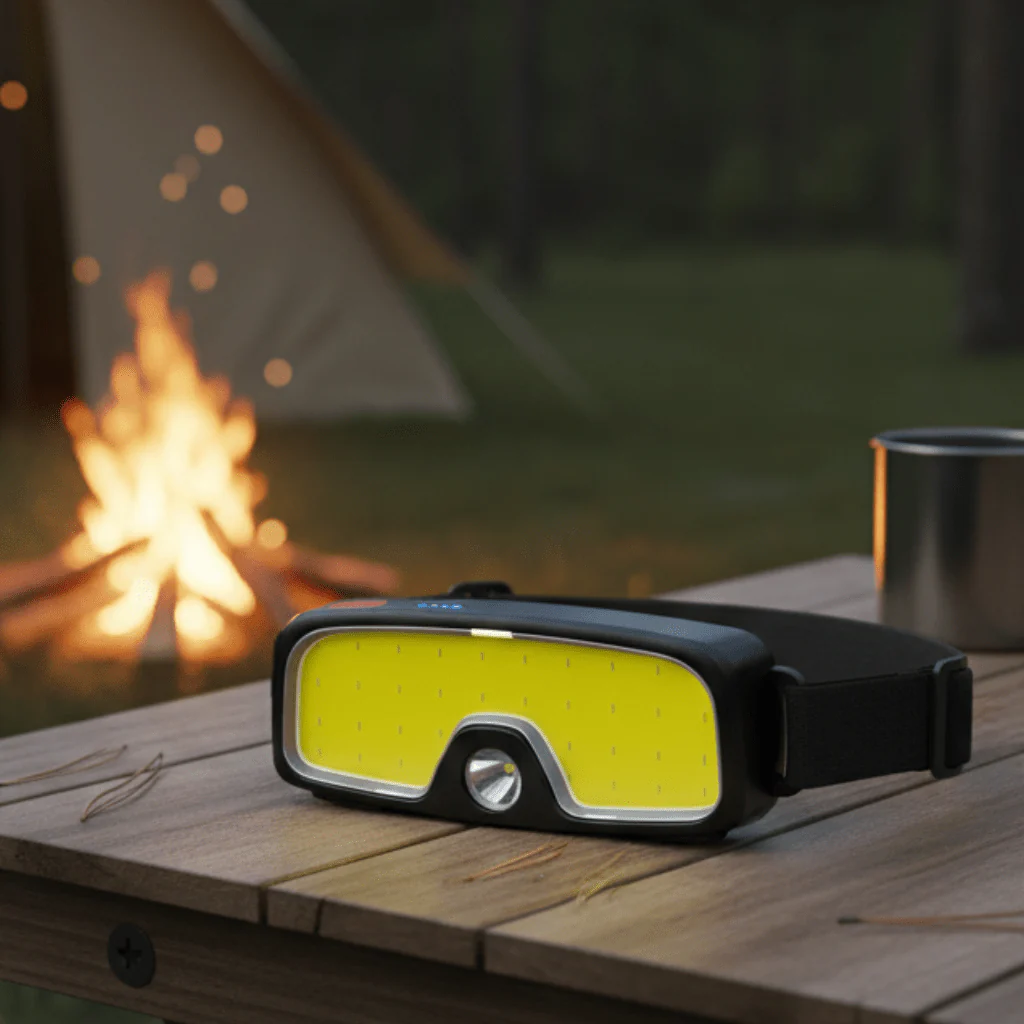 BRIGHTIBAND – USB LED Headlamp 500 Lm with Multi Outdoor Lighting